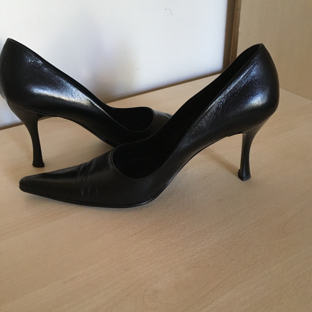 Sleek Black Women's Heels